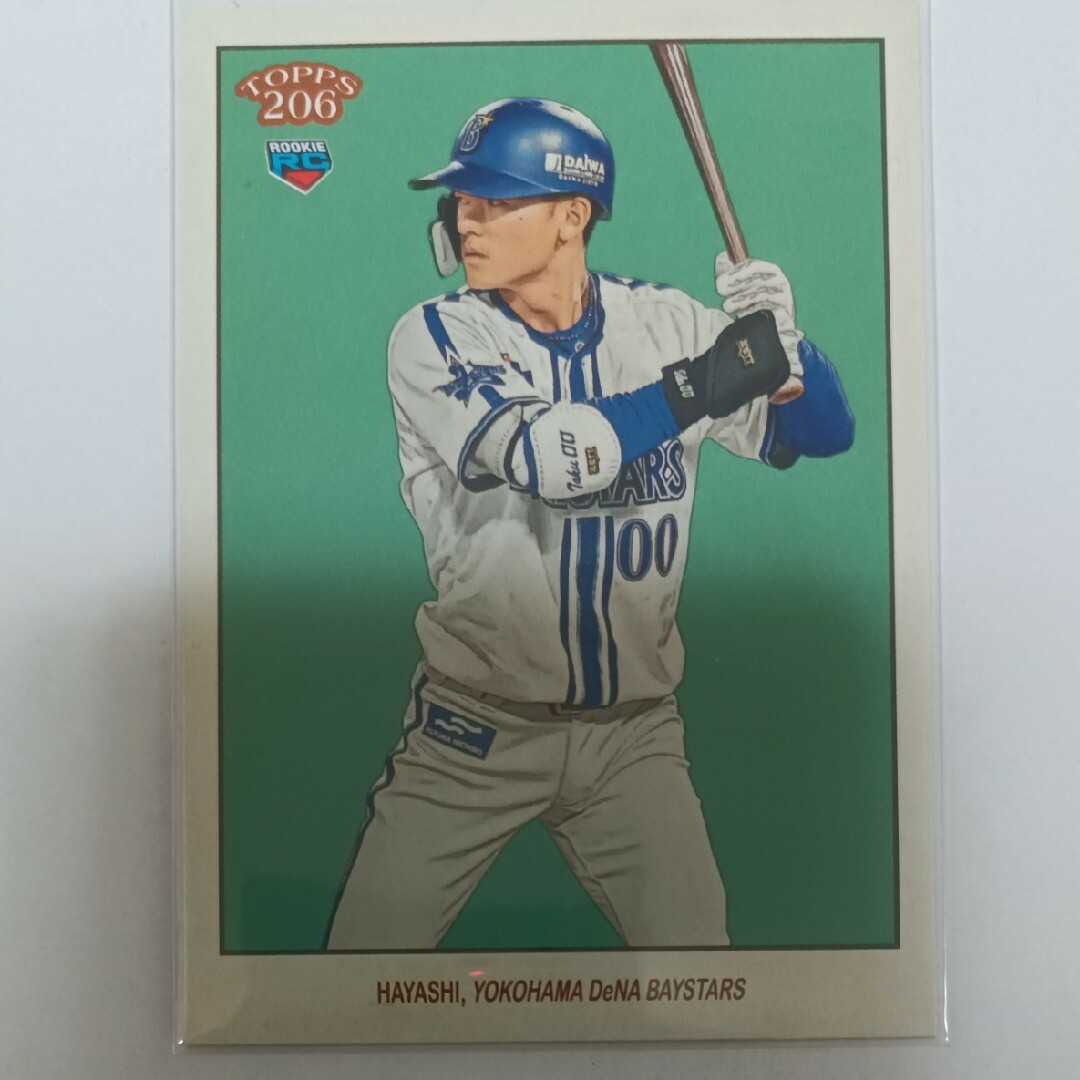 横浜DeNAベイスターズ(ヨコハマディーエヌエーベイスターズ)の林琢真【DeNA】2023 Topps 206 NPB 49 レギュラーカード エンタメ/ホビーのトレーディングカード(シングルカード)の商品写真