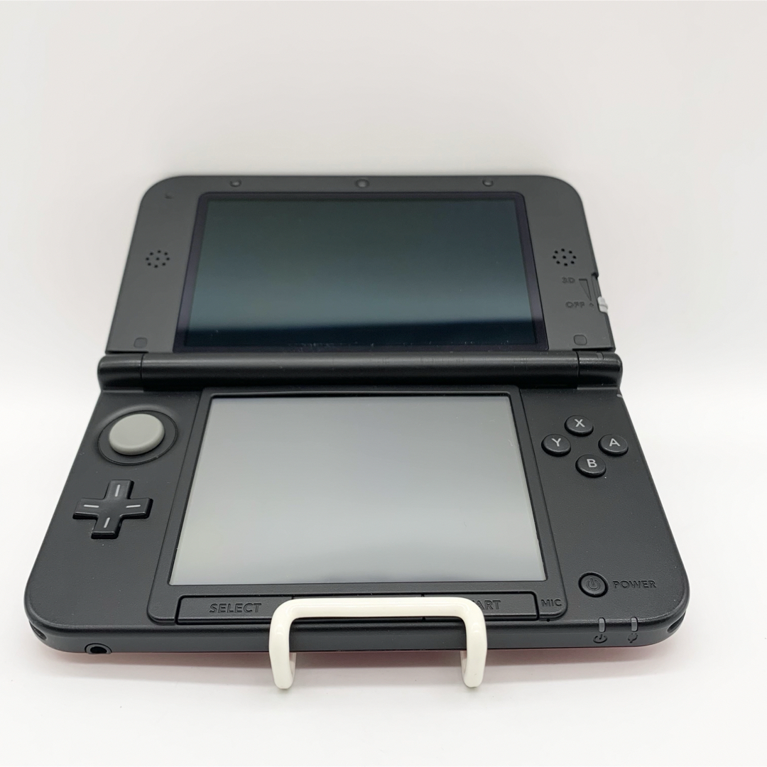 ニンテンドー3DS(ニンテンドー3DS)の【動作良好】ニンテンドー3DS LL レッド ブラック 本体 任天堂 エンタメ/ホビーのゲームソフト/ゲーム機本体(携帯用ゲーム機本体)の商品写真