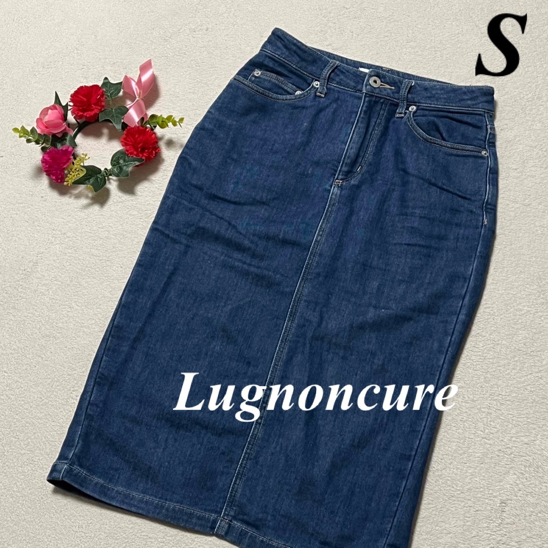 ルノンキュール　Lugnoncure ♡膝丈スカート　デニムスカート　S 即発送 レディースのスカート(ひざ丈スカート)の商品写真