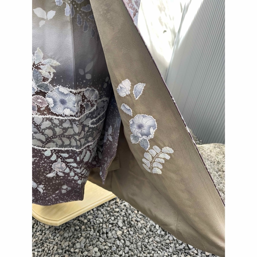 辻ヶ花訪問着 落款 染分け 辻ヶ花訪問着 落款 染分け