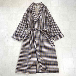 アクアスキュータム(AQUA SCUTUM)のAquascutum★美品★ロングガウン チェック柄(その他)