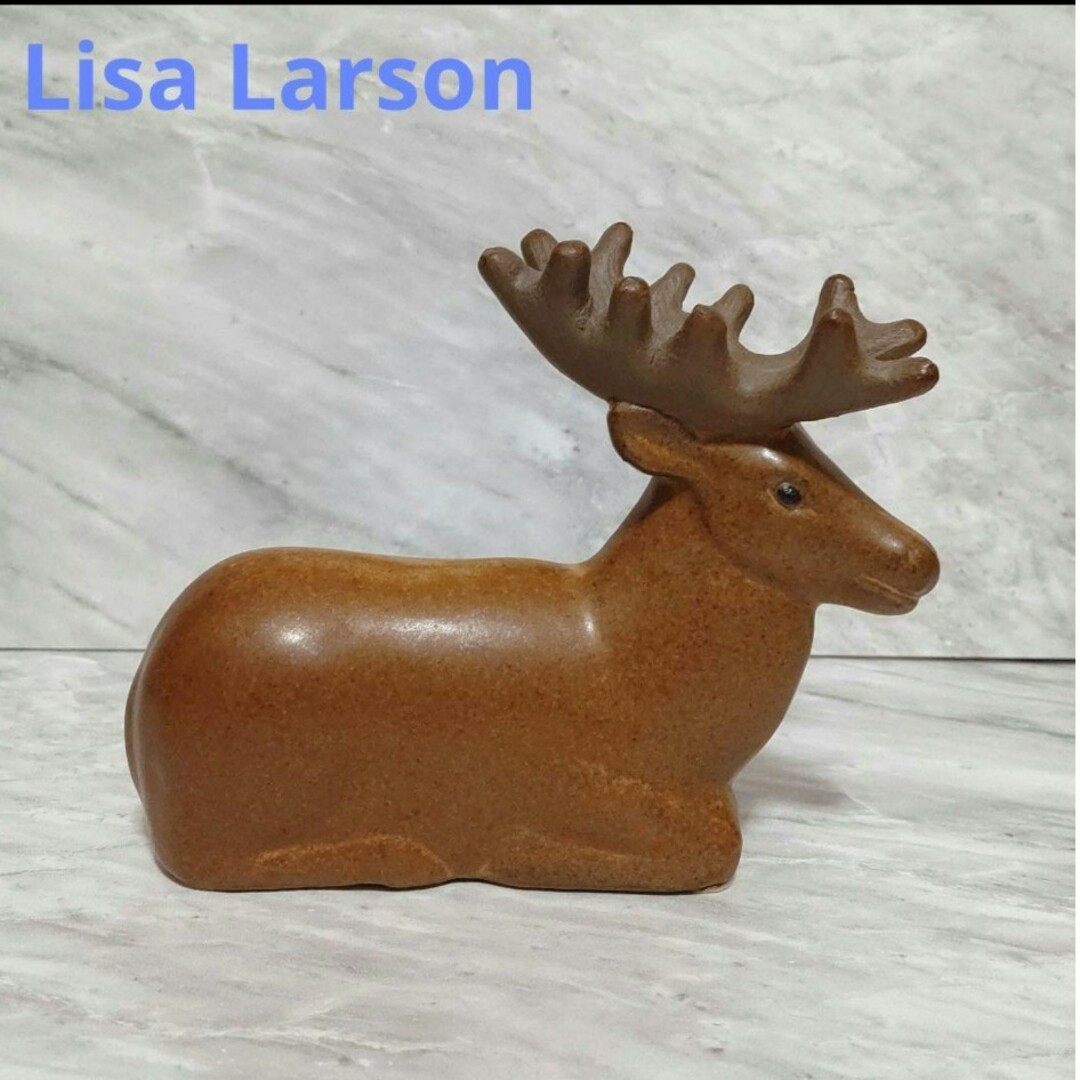 Lisa Larson(リサラーソン)のリサラーソン  アカシカ Jie-Keramik 北欧雑貨 インテリア/住まい/日用品のインテリア小物(置物)の商品写真