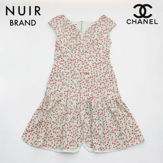 シャネル(CHANEL)のシャネル CHANEL ココマーク 総柄 ノースリーブ ワンピース コットン(その他)