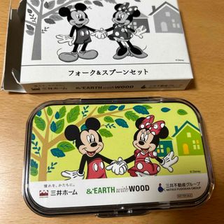 ディズニー　フォーク＆スプーンセット(カトラリー/箸)