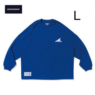 ディセンダント(DESCENDANT)のdescendant 21ss CETUS JERSEY L BLUE 試着のみ(Tシャツ/カットソー(七分/長袖))