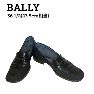 バリー(Bally)のBally ブラック 本革 ローファー レディース  靴 バリー(ローファー/革靴)
