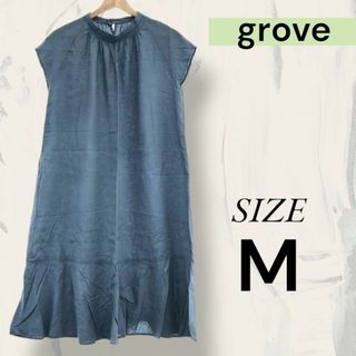 グローブ(grove)のgrove グローブ ワンピース ロング丈 袖なし カジュアル オシャレ(ロングワンピース/マキシワンピース)