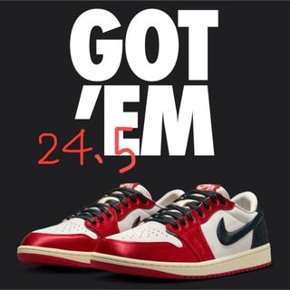 ナイキ(NIKE)のNIKE Air jordan1 LOW OG x trophy Room (スニーカー)