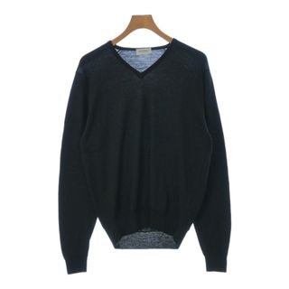 ジョンスメドレー(JOHN SMEDLEY)のJOHN SMEDLEY ジョンスメドレー ニット・セーター M 黒 【古着】【中古】(ニット/セーター)