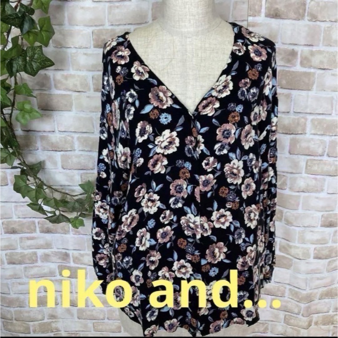 niko and...(ニコアンド)の感謝sale❤️838❤️niko and...②❤️ゆったり＆可愛いトップス レディースのトップス(シャツ/ブラウス(長袖/七分))の商品写真