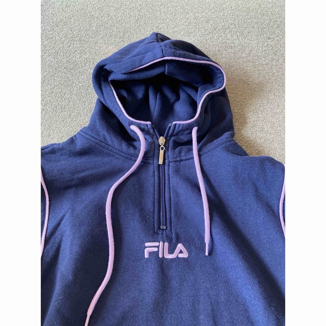 FILA(フィラ)の【本日限定セール】FILA フィラ　フード付きパーカー レディースのトップス(パーカー)の商品写真