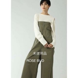 ローズバッド(ROSE BUD)の未使用品 ROSE BUD ベア切替えオールインワン(オールインワン)