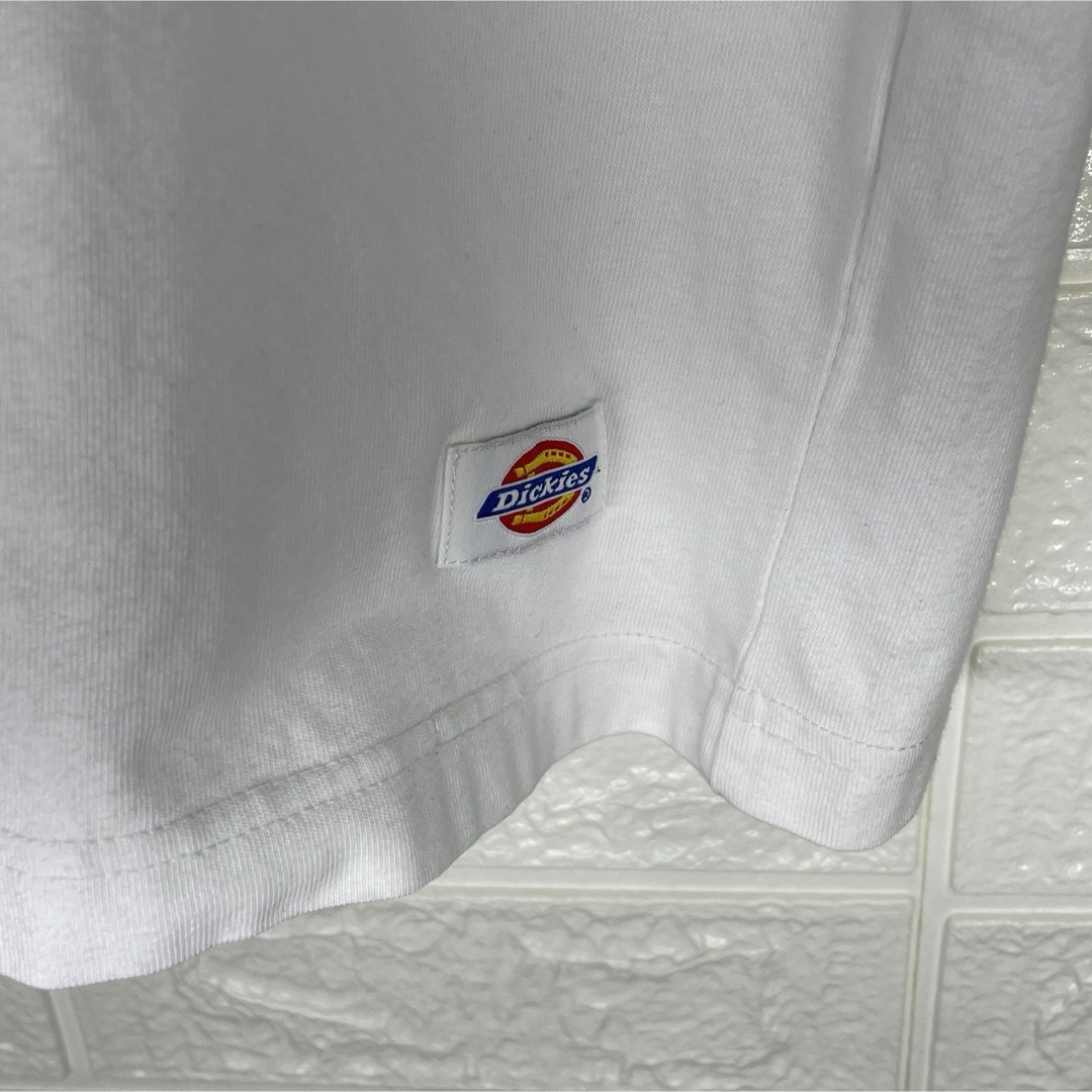 Dickies(ディッキーズ)のディッキーズ　長袖カットソー　白　Mサイズ メンズのトップス(Tシャツ/カットソー(七分/長袖))の商品写真