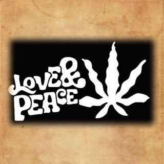 レゲエ LOVE＆Peace カッティングステッカー(ステッカー)