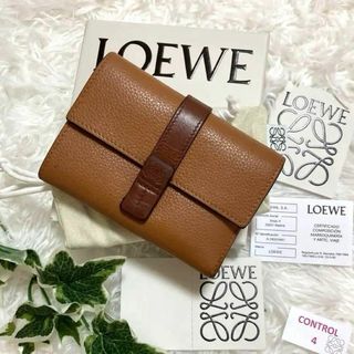 ロエベ(LOEWE)の付属完備✨ロエベ　財布　スモールバーティカルウォレット　ブラウン　アナグラム(財布)