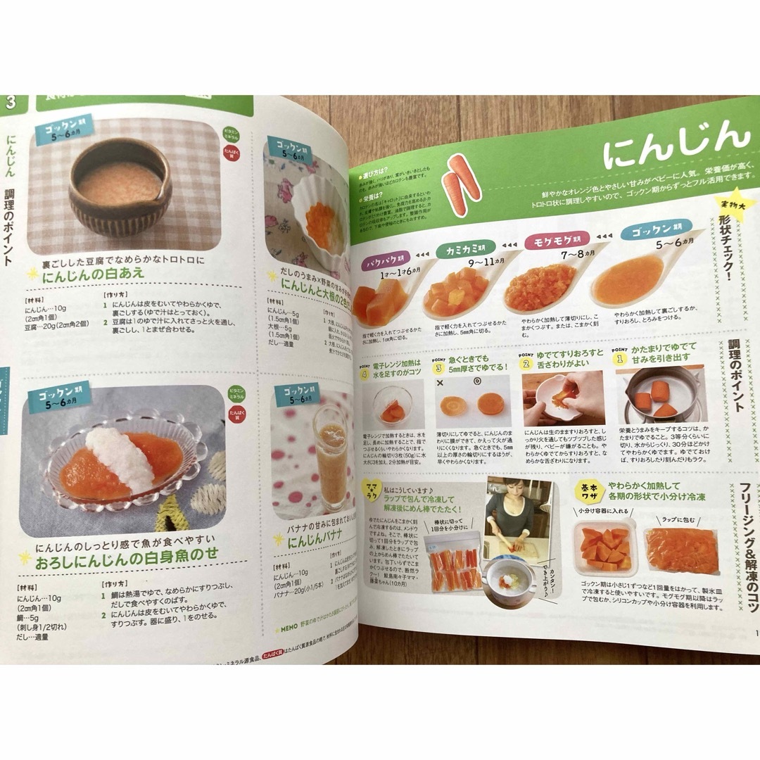 主婦の友社(シュフノトモシャ)のはじめてママ＆パパの離乳食 エンタメ/ホビーの雑誌(結婚/出産/子育て)の商品写真