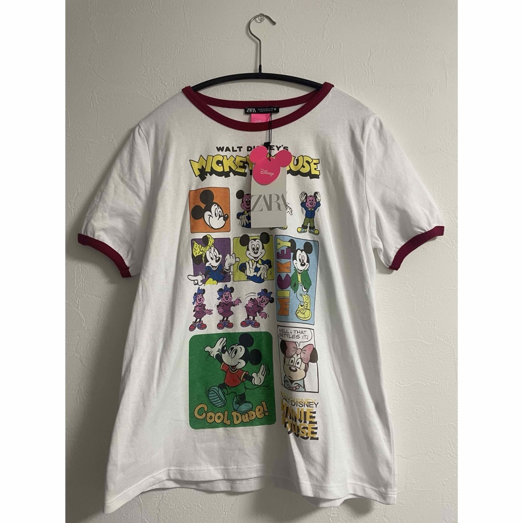 ZARA(ザラ)のZARA ミッキーT ディズニーT レディースのトップス(Tシャツ(半袖/袖なし))の商品写真