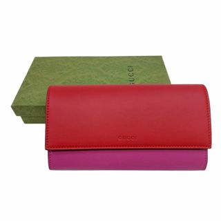 グッチ(Gucci)の未使用品！GUCCI【グッチ】バイカラー コンチネンタルウォレット 長財布(財布)