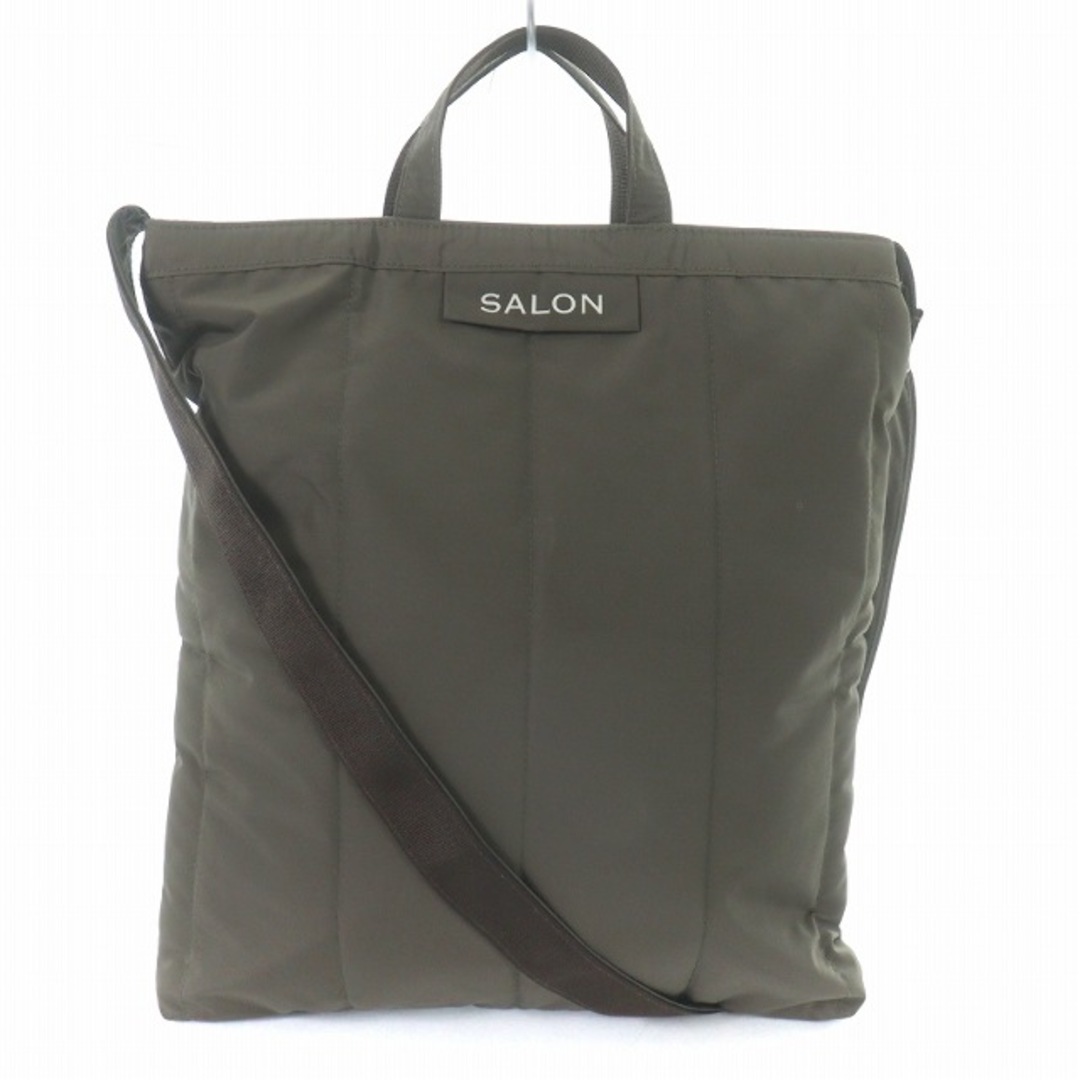 SALON(サロン)のサロン SALON PCバッグ ショルダーバッグ トートバッグ 2WAY カーキ レディースのバッグ(ショルダーバッグ)の商品写真