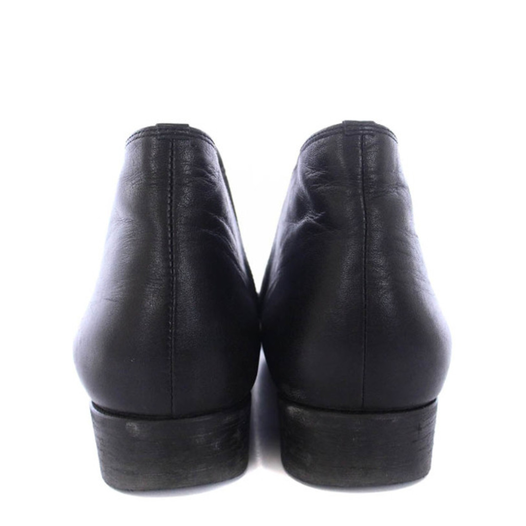 モードカオリ サイドゴアブーツ ショートブーツ レザー 25cm 黒 レディースの靴/シューズ(ブーツ)の商品写真