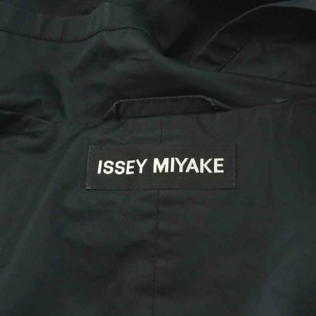 ISSEY MIYAKE(イッセイミヤケ)のイッセイミヤケ ISSEY MIYAKE スプリングコート ロング 3 L 黒 メンズのジャケット/アウター(その他)の商品写真