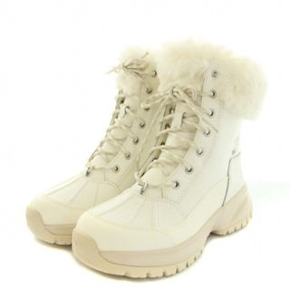 UGG australia Yose Fluff ショートブーツ USA6 白(ブーツ)