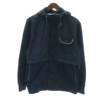 トミーヒルフィガー(TOMMY HILFIGER)のTOMMY HILFIGER パーカー ブルゾン ジャケット M 紺 ベージュ(パーカー)