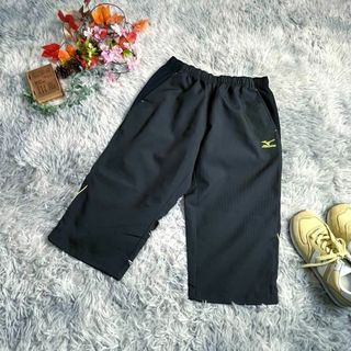 ミズノ(MIZUNO)のMIZUNO ハーフパンツ　ロゴ入り　スポ―ツウェア　トレーニング用品　美品(ショートパンツ)