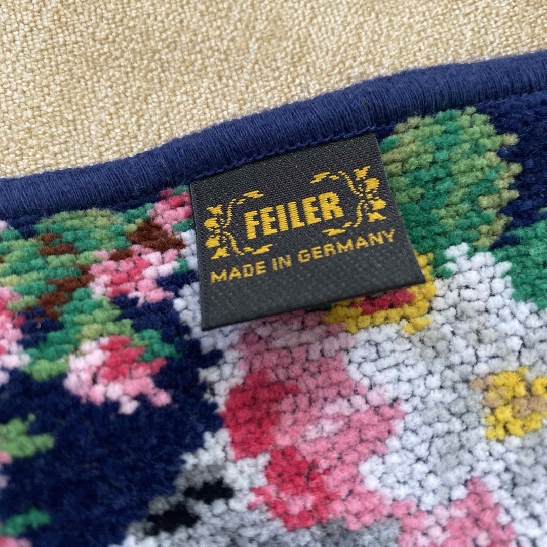 FEILER(フェイラー)のフェイラー タオルハンカチ ハウピースフル! ネイビー ハンカチ FEILER レディースのファッション小物(ハンカチ)の商品写真