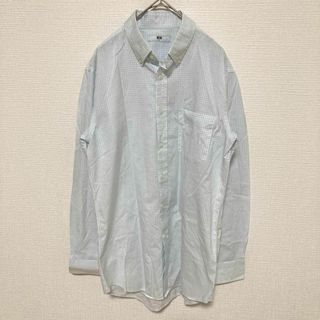 ユニクロ(UNIQLO)の🌟ユニクロ チェックコットンシャツ ボタンダウン M メンズ(シャツ)