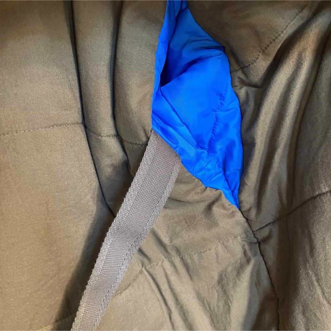 DIESEL(ディーゼル)のDIESEL モッズコート ブルーファー　茶色ファー付き　メンズM相当 メンズのジャケット/アウター(モッズコート)の商品写真