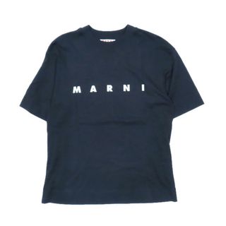 マルニ(Marni)の極美品 20’s マルニ MARNI Tシャツ カットソー フロントロゴ 38(Tシャツ/カットソー(半袖/袖なし))