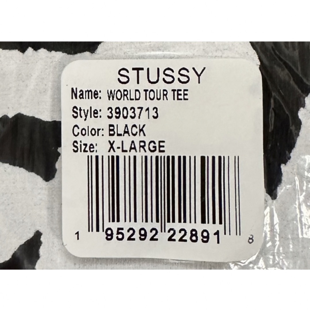 STUSSY(ステューシー)のstussy ステューシー　tシャツ world tour 新品 メンズのトップス(Tシャツ/カットソー(半袖/袖なし))の商品写真