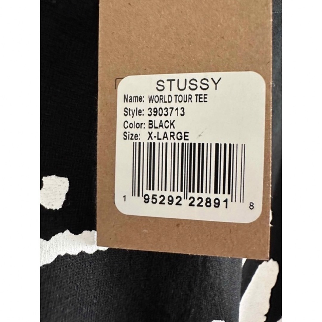 STUSSY(ステューシー)のstussy ステューシー　tシャツ world tour 新品 メンズのトップス(Tシャツ/カットソー(半袖/袖なし))の商品写真