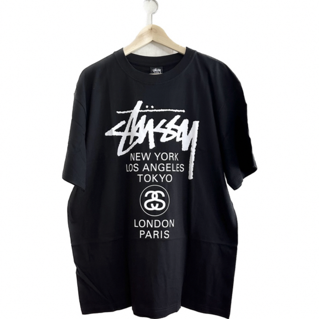 STUSSY(ステューシー)のstussy ステューシー　tシャツ world tour 新品 メンズのトップス(Tシャツ/カットソー(半袖/袖なし))の商品写真
