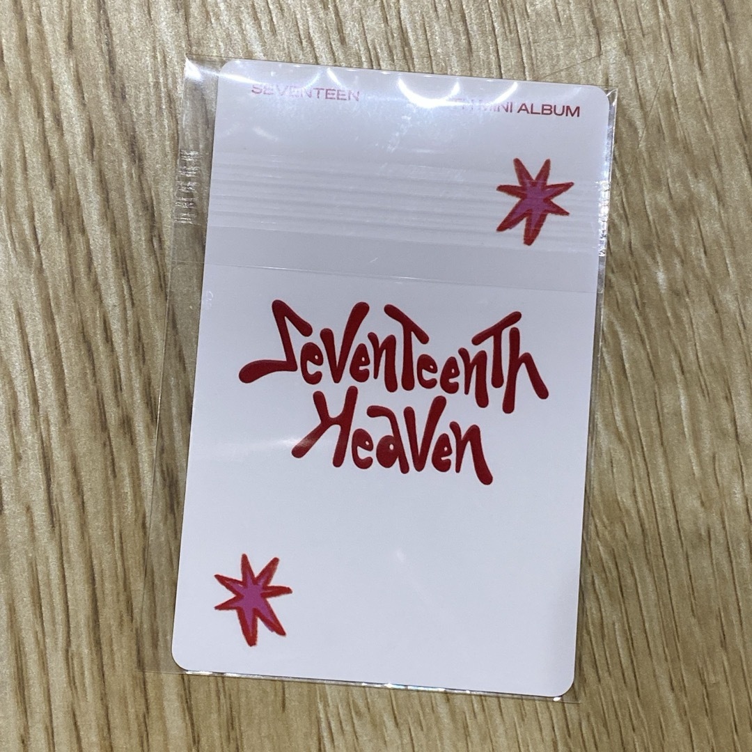 SEVENTEEN(セブンティーン)のSEVENTEENTH HEAVEN スペシャルThanksキャンペーン エンタメ/ホビーのCD(K-POP/アジア)の商品写真