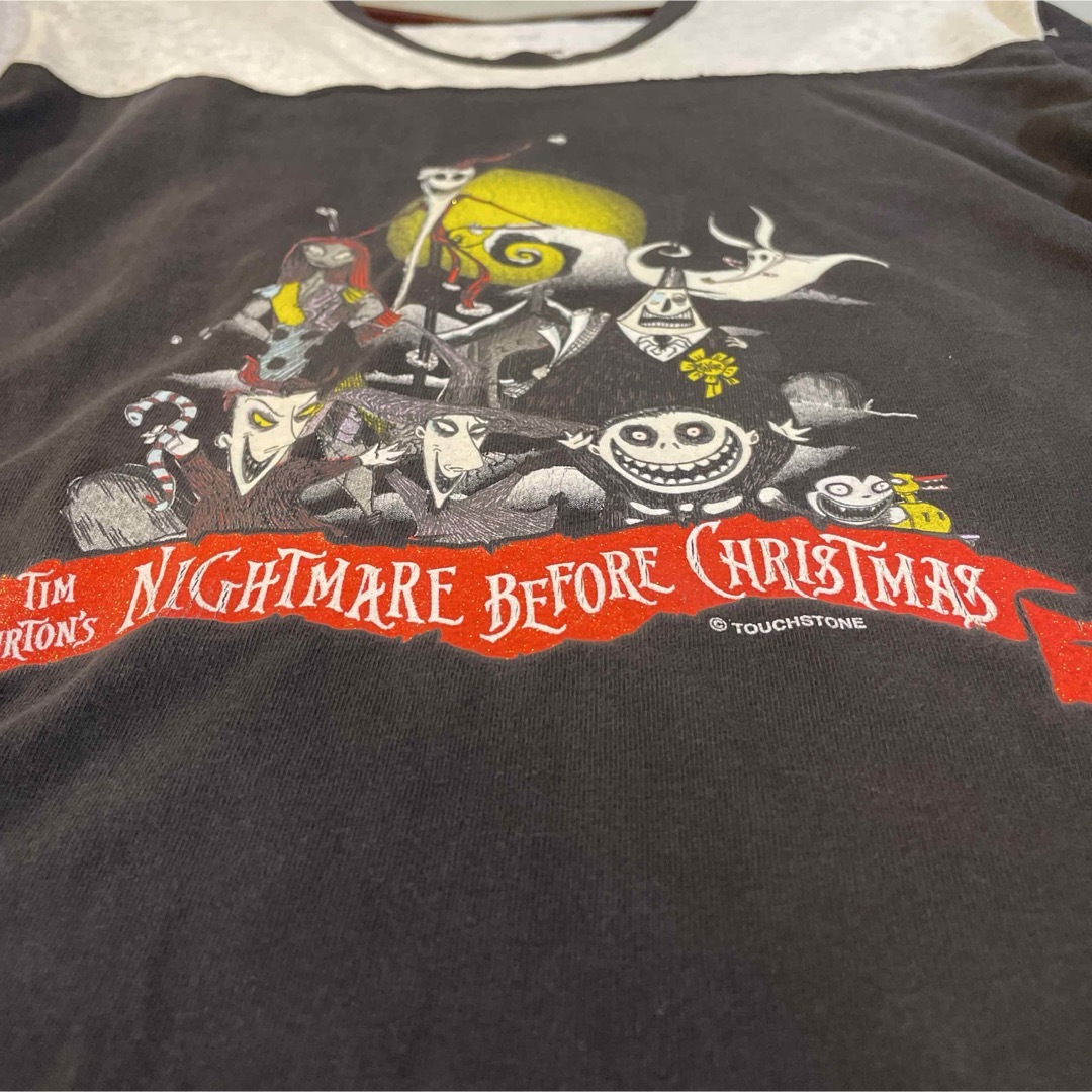 R-258 リメイクラグランnightmare before Christmas メンズのトップス(Tシャツ/カットソー(七分/長袖))の商品写真