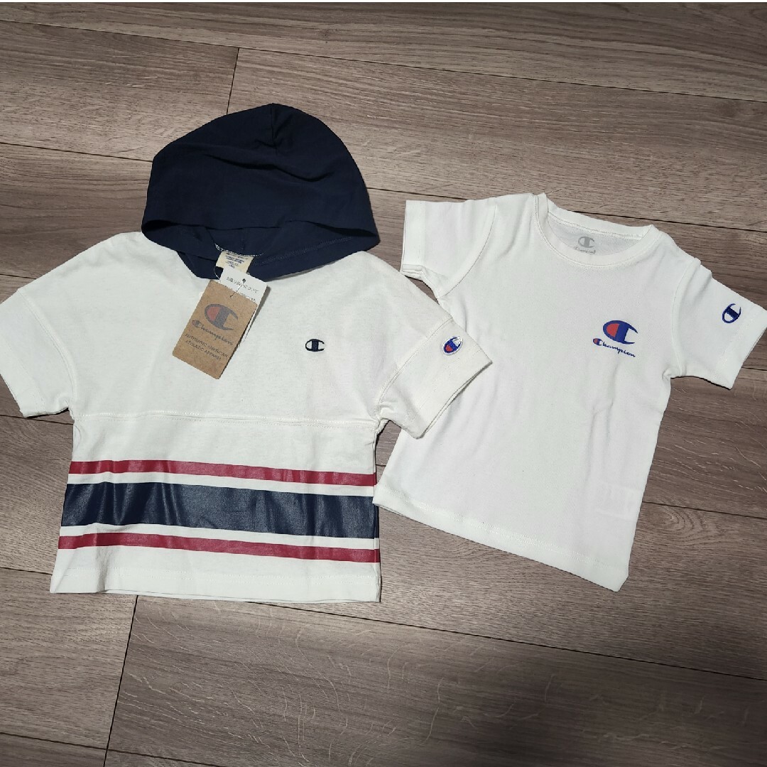 Champion(チャンピオン)の早い者勝ち！Champion2枚セット キッズ/ベビー/マタニティのキッズ服男の子用(90cm~)(Tシャツ/カットソー)の商品写真