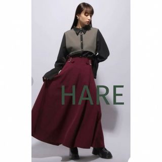 ハレ(HARE)のHARE サイドバックルサーキュラースカート(ロングスカート)