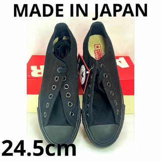 オールスター(ALL STAR（CONVERSE）)の228 CONVERSE CANVAS AS J OX BLKMONO　日本製(スニーカー)