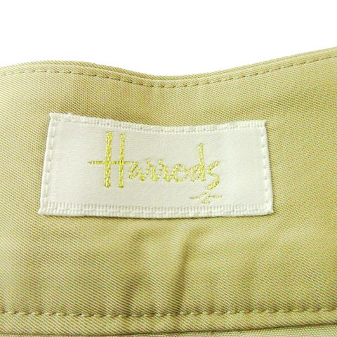 Harrods(ハロッズ)のハロッズ Harrods ひざ丈 フレア スカート 無地 2 ベージュ ■052 レディースのスカート(ひざ丈スカート)の商品写真