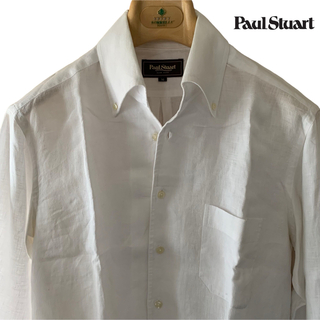 ポールスチュアート(Paul Stuart)のPaul Stuart/イタリアンカラー/ボタンダウン/リネンシャツ(シャツ)
