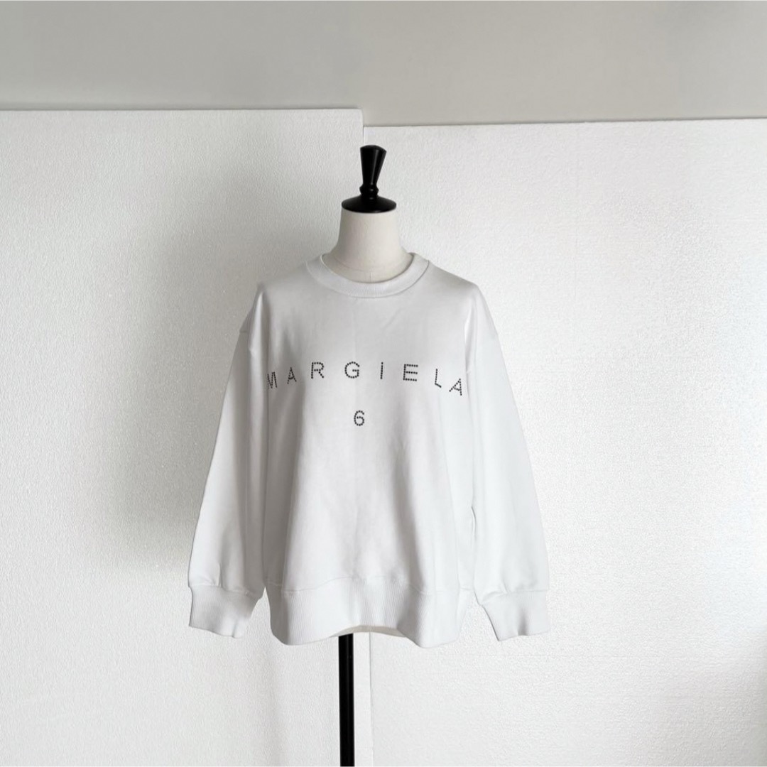 MM6 Maison Margielaマルジェラ ビーズロゴ入り スウェット MM6 Maison Margielaマルジェラ ビーズロゴ入り スウェット