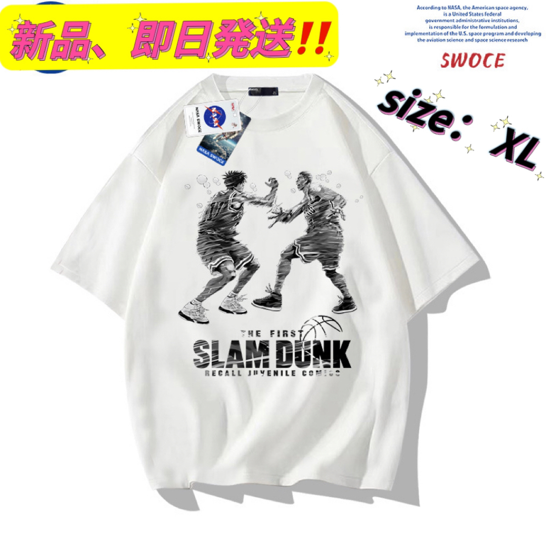 スラムダンク Slam dunk 流川楓　桜木花道TシャツXLサイズ メンズのトップス(Tシャツ/カットソー(半袖/袖なし))の商品写真