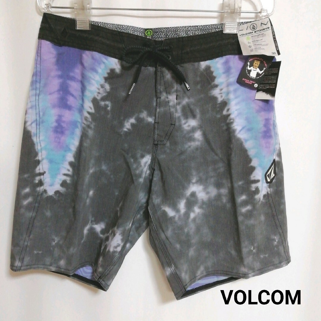 volcom(ボルコム)の【新品未使用】ボルコム　スイムウェア　パンツ　薄手　タイダイ メンズの水着/浴衣(水着)の商品写真