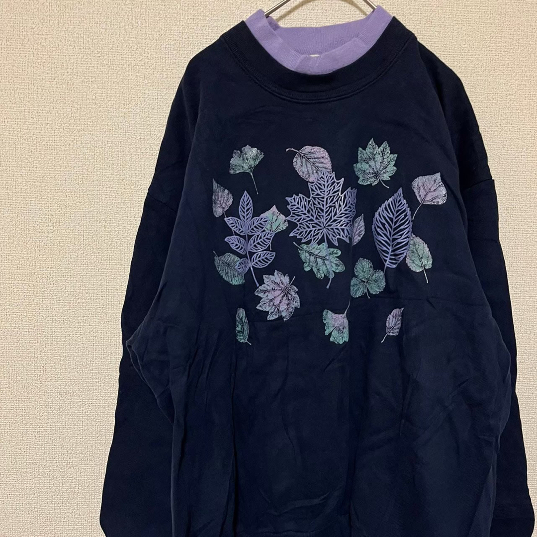 ● 694【美品】US 古着 ヴィンテージ  ニット トレーナー  メンズのトップス(スウェット)の商品写真