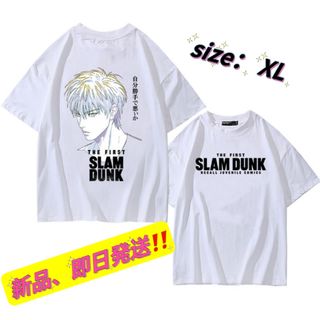 スラムダンク Slam dunk 流川楓TシャツXLサイズ(Tシャツ(半袖/袖なし))