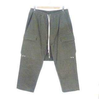 リックオウエンス(Rick Owens)のリックオウエンス Rick Owens 22AW カーゴ クロップド パンツ 緑(スラックス)