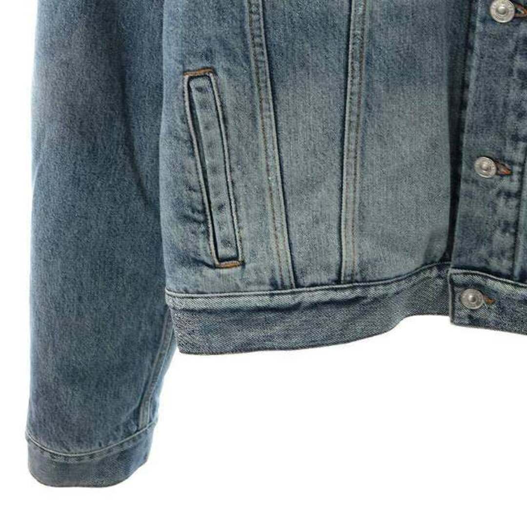 Balenciaga(バレンシアガ)のBALENCIAGA デニムジャケット ジージャン 46 S オレンジ 青 メンズのジャケット/アウター(Gジャン/デニムジャケット)の商品写真