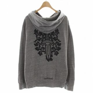 クロムハーツ(Chrome Hearts)のCHROME HEARTS パーカー バックロゴ ダガージップ USA製 M(パーカー)